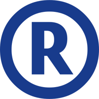 Registered Trademark Logo in PacSol Blue